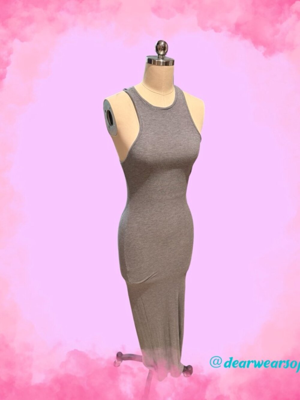 SKIMS Grey Lounge Dress